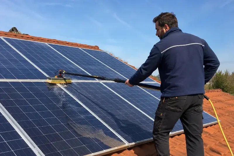 Nettoyage et entretien de panneaux solaires à Vaulnaveys-le-Haut